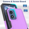 thumbnail image 4 of Funda para teléfono Yuanming Moto G Play 2024 de grado militar, color morado, 4 of 7