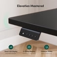 thumbnail image 5 of DESINO Standing Desk, 75” Adjustable L Shaped Standing Desk, Electric Height Adjustable Computer Desk, Black, 5 of 10