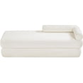 thumbnail image 6 of Meridian Furniture Kennedy Cream Chenille Fabric Bench, 6 of 14