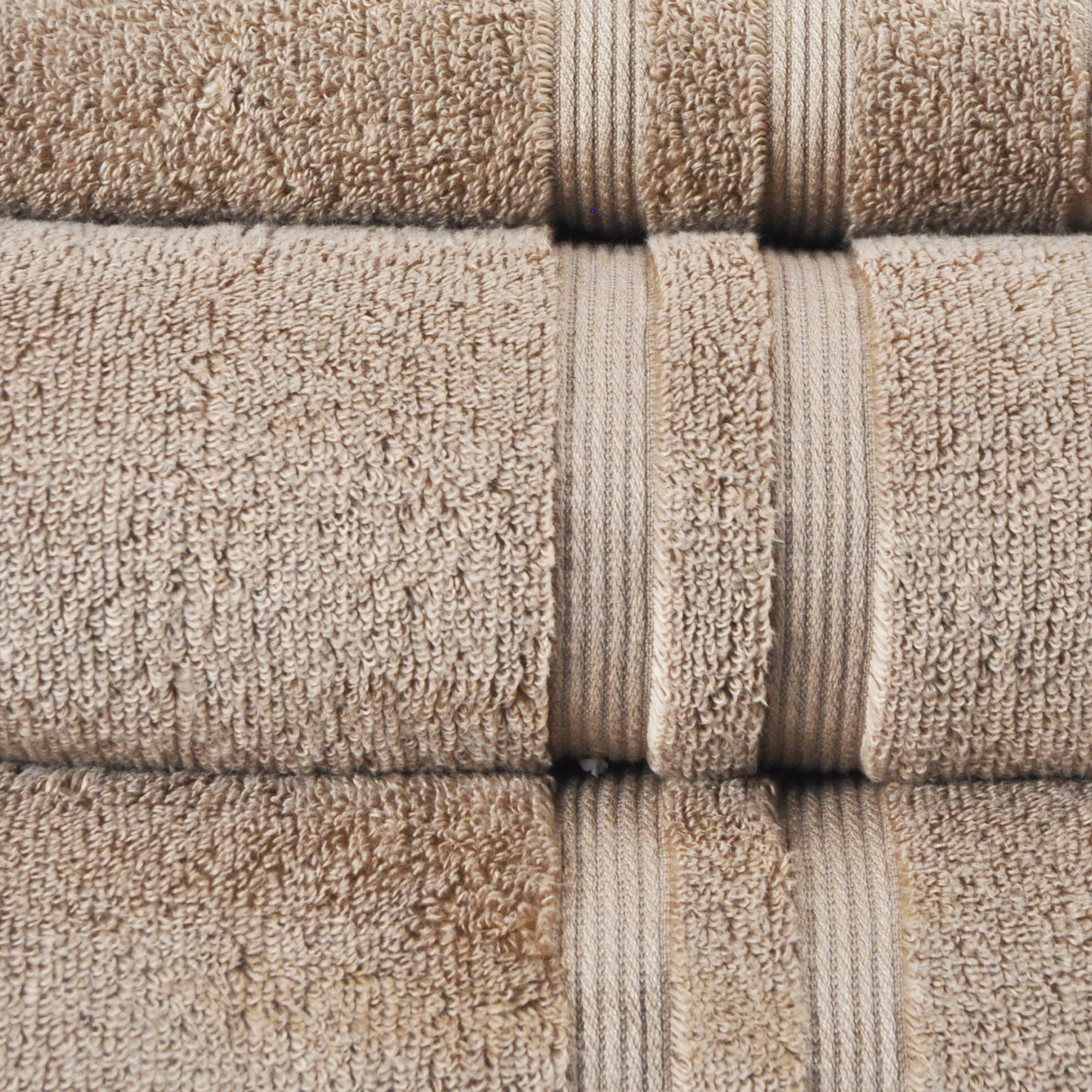 Mainstays Performance Solid 6-Piece Bath Towel Set - Acorn - image 4 of 6