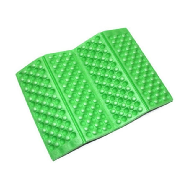 Colchoneta plegable para acampar al aire libre, cojín XPE, portátil, impermeable, para picnic (verde)
