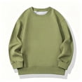 thumbnail image 6 of fatyb Kids Crewneck Sweatshirt Boys Girls Cotton Pullover Basic Tops Long Sleeve Solid Color Sweatshirts, 6 of 7