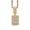 Gold E, variant on Women Copper Unique Non-mainstream Cool Micro-Pave Zircon Inlay Custom Name Capital Large Initial A-Z 26 Letters Necklace Silver H