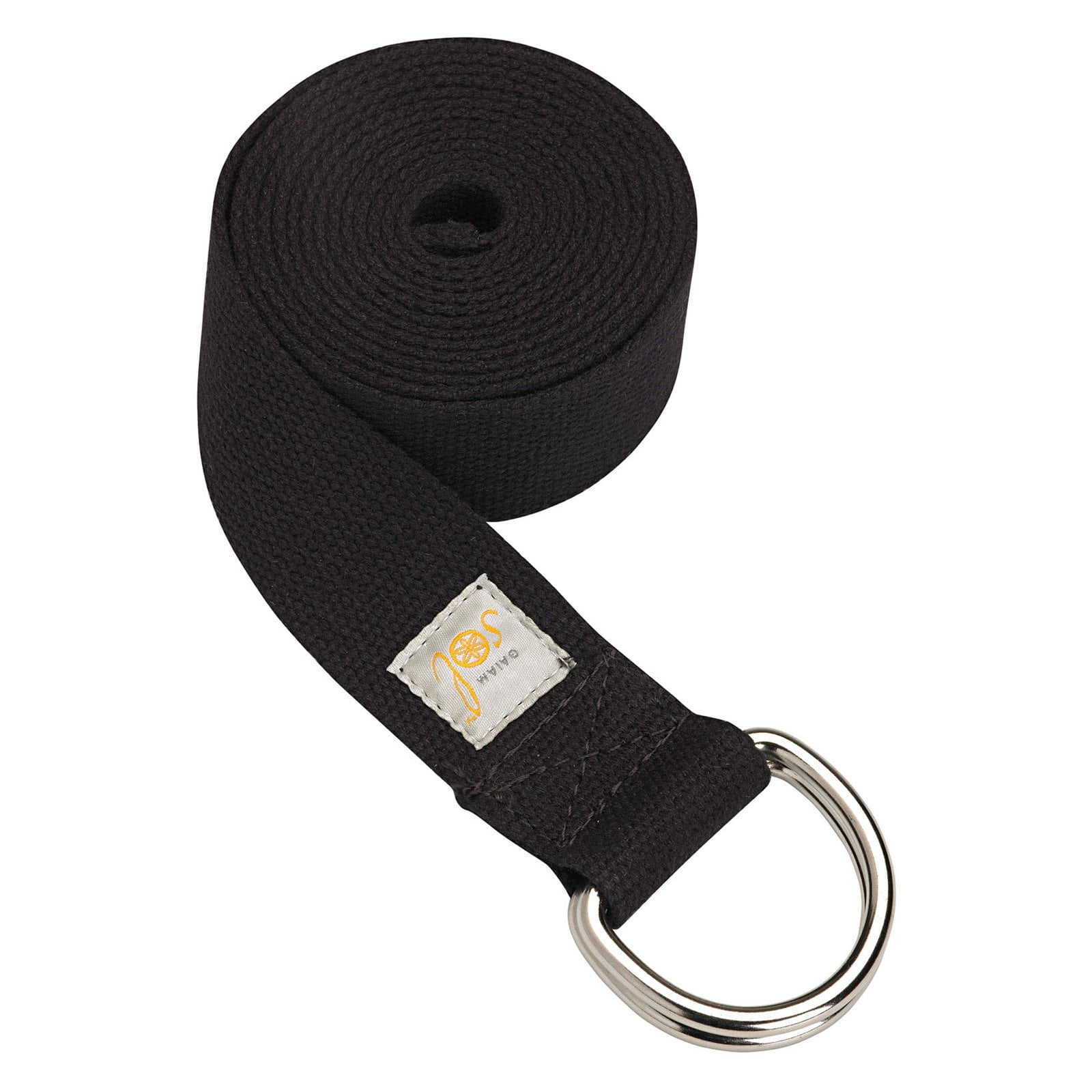 Reebok Premium Yoga Strap Durable Woven Stretch Belt Pilates with Metal Buckle 