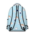 thumbnail image 4 of Japanese Food Students Backpack Sushi Roll Rice Fish Avocado School Bag with Sushi Party Cartoon Design, Comfortable and Adjustable Strap for Students, 4 of 5