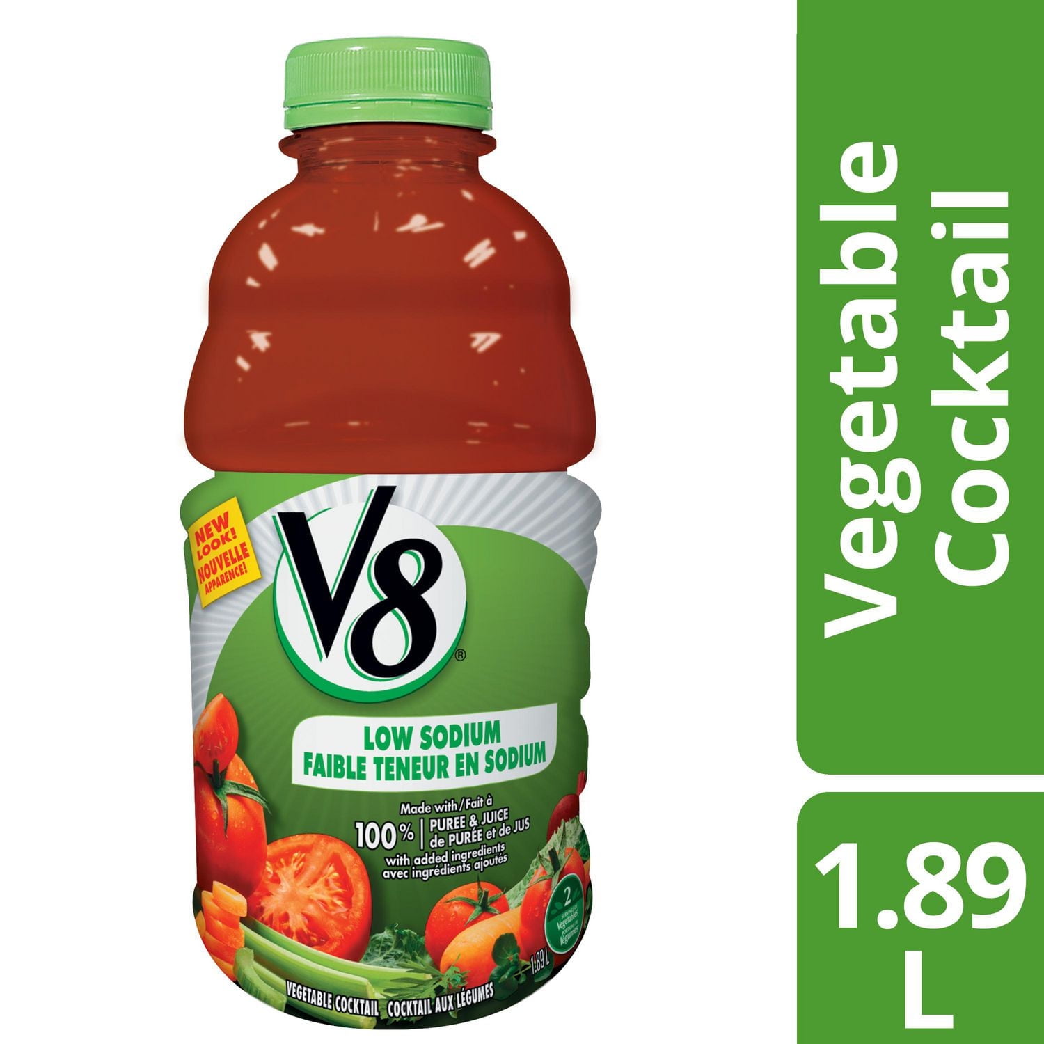 Cocktail de légumes V8 1.89 l Faible teneur en sodium