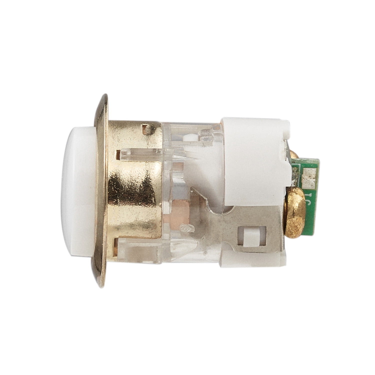 Heath Zenith Heath Zenith Gold Metal Wired Lighted Push Doorbell Button Accessory