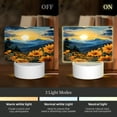 thumbnail image 3 of Hirioo Elegant Sunset Sunflower for Rectangular Acrylic with Night Light Best Gifts for Lover Girl Mom, Valentine's Day Anniversary Birthday Wedding Present, 3 of 9