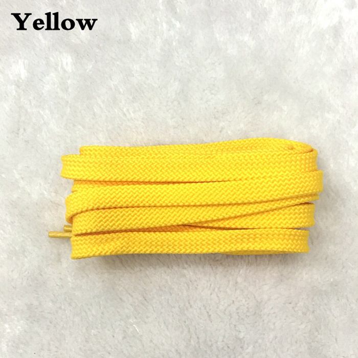 1Pair Classic Double Flat shoeLaces Solid Color Hollow Braided Sneakers ...