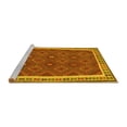 thumbnail image 2 of Ahgly Company Machine Washable Indoor Square Oriental Yellow Traditional Area Rugs, 8' Square, 2 of 4