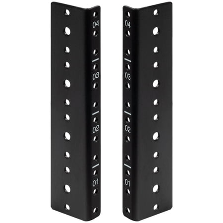 NavePoint 4U Vertical Rack Rail Pair DIY Kit with Hardware  Black price history on PriceWatchPro