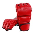 thumbnail image 2 of amleso Boxing Gloves Hands Protection Sport Mittens for Fitness Sparring Karate Fightin Red, 2 of 9