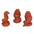 thumbnail image 3 of CUITING Statue de Serpent Reiki Miniature Sculptée en Cristal de Quartz Naturel - Quartz Rose, 3 of 6