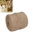 thumbnail image 1 of Hemp Rope, 4 Strand 3mm Dia Multi Use Fine Workmanship Protective Jute Twine 200m  for Gardener for Craft, 1 of 8