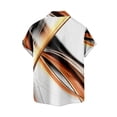 thumbnail image 4 of LYXSSBYX Mens Shirts Short Sleeve Button down Men Casual Fashion Turn-down Collar Hawaiian Printing Short Sleeve Have Pockets Cardigan Button Shirt Tops Blouse, 4 of 5