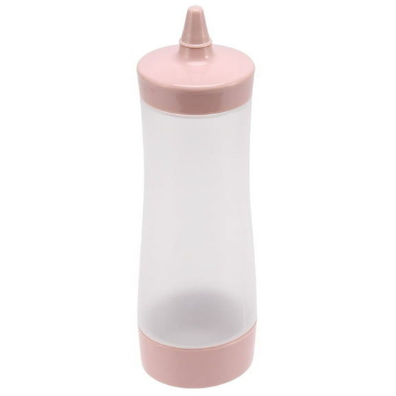 Squeeze Bottle Kitchen Accessories Boat Plastic Sauce Vinegar Oil Ketchup Cruet Condiment Dispenser Pink   Transparent