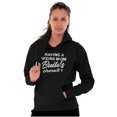 thumbnail image 3 of Having a Weird Mom Builds Character Women Plus Size Graphic Pullover Hoodie Brisco Brands 4X, 3 of 5