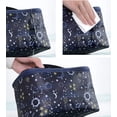 thumbnail image 3 of Bolsa de maquillaje Bolsas de cosméticos grandes para mujeres Estuche organizador de maquillaje de viaje, Cielo estrellado, 3 of 7