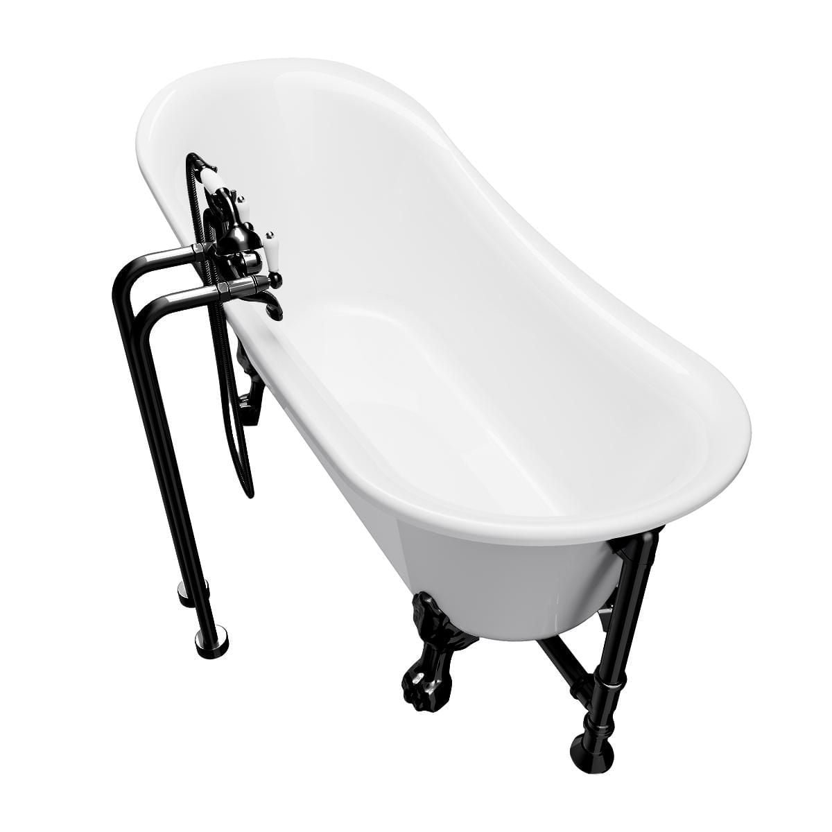 A&E Bain et Douche DORYA-BLK BAIN AUTOPORTANTE