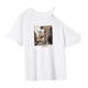 thumbnail image 4 of Camiseta de mujer Camiseta básica femenina de moda para vacaciones, viajes, oficina en la calle S, 4 of 7