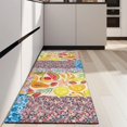 thumbnail image 4 of Pioneer Flower Floral Print Pattern Kitchen Rug Mat,Kitchen Runner Rugs Non Skid Washable,Decorative Kitchen Floor Mats for Kitchen,Sink,Laundry,17"X47", 4 of 5