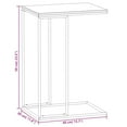 thumbnail image 4 of vidaXL Table d'Appoint Noire 40x30x59 cm Bois Manufacturé, 4 of 4