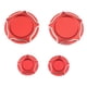 thumbnail image 2 of 4 piezas de protectores de tapa de orificio de marco de motocicleta, piezas de repuesto para 400 800 1100, fáciles de instalar y duraderos Rojo, 2 of 9
