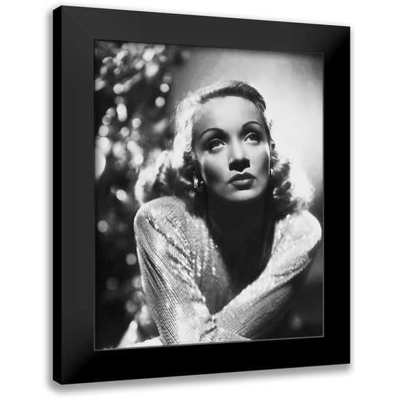 Hollywood Photo Archive 12x14 Black Modern Framed Museum Art Print Titled - Marlene Dietrich