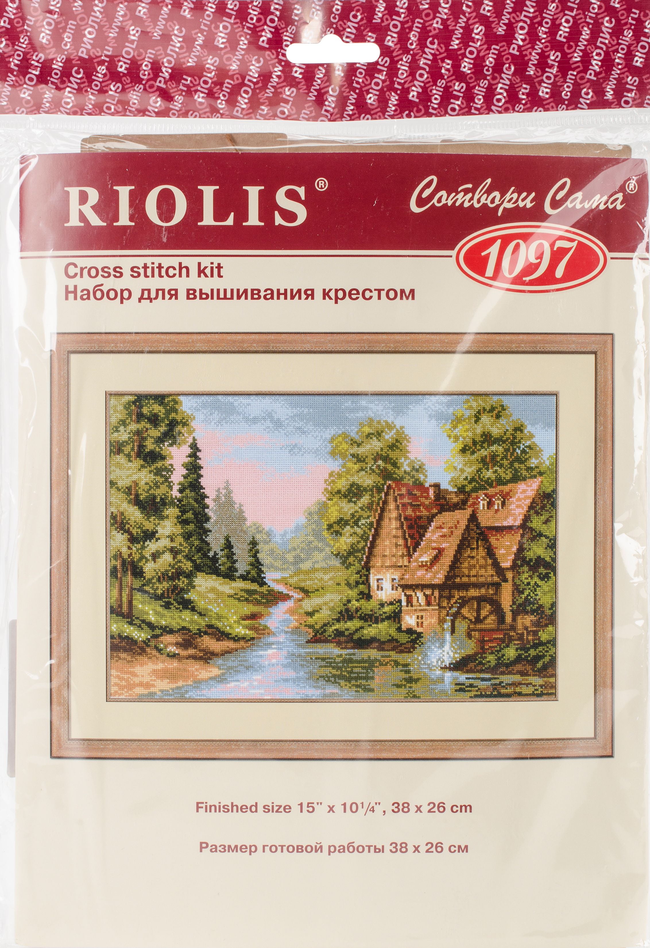 RIOLIS Counted Cross Stitch Kit 15"X10.25"The Mill (14 Count