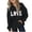 Black, variant on Childrens Hoodies Boys and Girls Long Sleeve Hoodies Cute Oversized Fleece Pocket Sweatshirt Tops