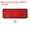 Red, variant on Rectangle Rear Reflectors, Safety Reflective Warning Reflector Red