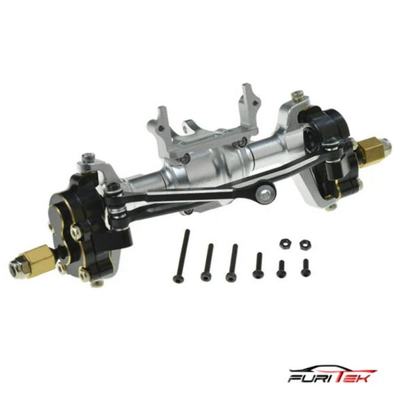 FURITEK ALUMINUM COMPLETE PRE-BUILT FRONT AXLE SET FOR FURITEK CAYMAN PRO V2 4X4 SPARE PART