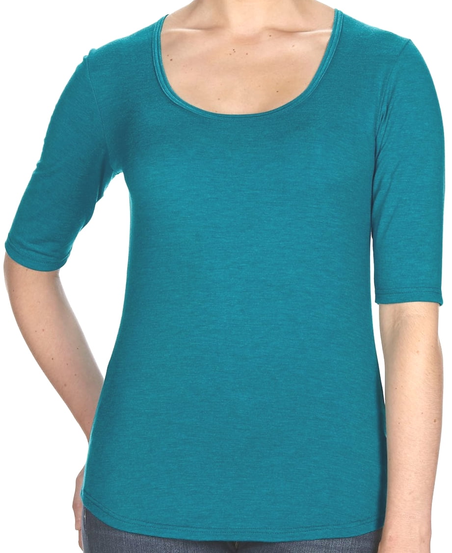 Buy Cool Shirts - Women's Elbow Length Triblend Yoga Tee - Galapagos ...