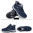 thumbnail image 4 of Oyedens Mens Hiking Boots Fleece Lined Thermal Winter Snow Boots Running Walking Outdoor Sport Shoes, 4 of 5