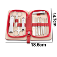thumbnail image 2 of Professional Pieces Stainless Steel Cuticle and Nail Care Tools Grooming Kit for Travel Case, 2 of 5