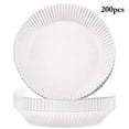 thumbnail image 2 of Papier Jetable pour Friteuse à Air Chaud : 200 Pcs Papier Parchemin Rond 6.3 Po pour Cuisson, 2 of 9