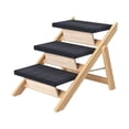 thumbnail image 3 of Escalier pour Animaux en Bois pour Tous les Chiens et Chats, Pente Réglable, Escaliers Pliables pour Chien, 3 Marches, 3 of 10