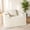White, variant on 41.5"Boneless Chair, Blue Single Sofa, Corduroy Cloud Sofa for Living Room, 2 Cup Holders, 2 Storage Pockets, No Assembly Required
