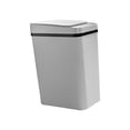 thumbnail image 4 of Smart Sensing Trash Can Waterproof Narrow Wastebaskets Rubbish Container Sealed Automatic Dustbin Waste Basket for Kitchens Office Livingroom gray 12L charging, 4 of 8