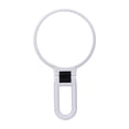 thumbnail image 1 of Miangastore 10x Magnifying Round Mirror Free Standing Table-Top Makeup Mirror For Shaving Detailed Makeup Magnifying Mirror For Bathroom (White), 1 of 8