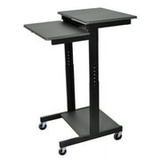 Offex Mobile Height Adjustable Computer Workstation/Presentations Lectern