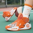thumbnail image 3 of A Pair Of Basketball Shoes for Men, Extra Large Size, Designer, Adult, Outdoor, Mid-calf Sports Shoes, Men's Dunking Shock-bing, Boy-parent Shoes, Anti-slip, Fashionable Street Trend, 3 of 9