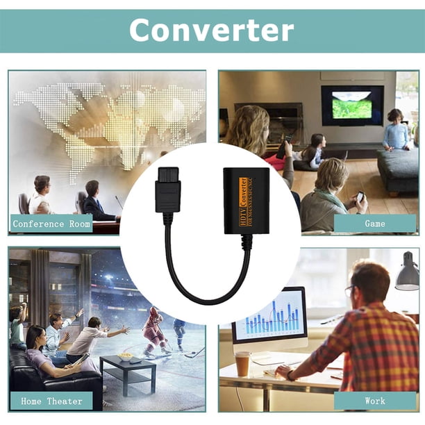 Fit for Nintendo NGC/N64/SNES/SFC Retro Game Console Audio Video Adapter