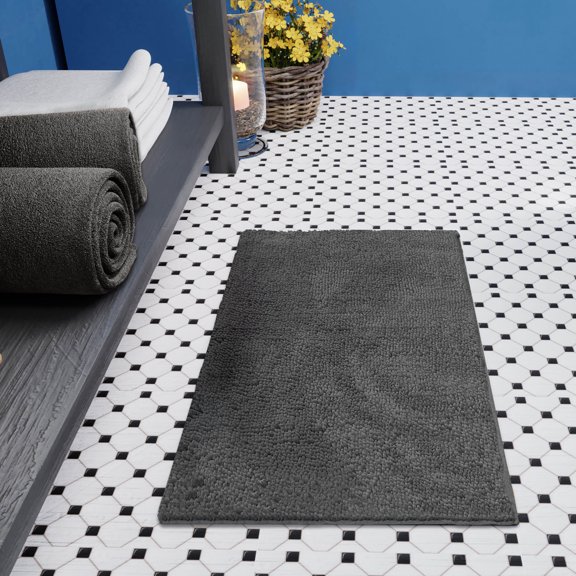 Bounce Comfort Plush Memory Foam Chenille Bath Mat