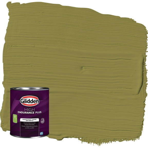Glidden HEP Frog's Legs / Green Semi-Gloss Interior Paint with Primer, 1 Quart