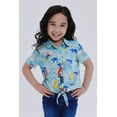 thumbnail image 2 of Sesame Street Elmo Cookie Monster Abby Cadabby Matching Family Hawaiian Button Down Shirt Infant to Little Kid, 2 of 5