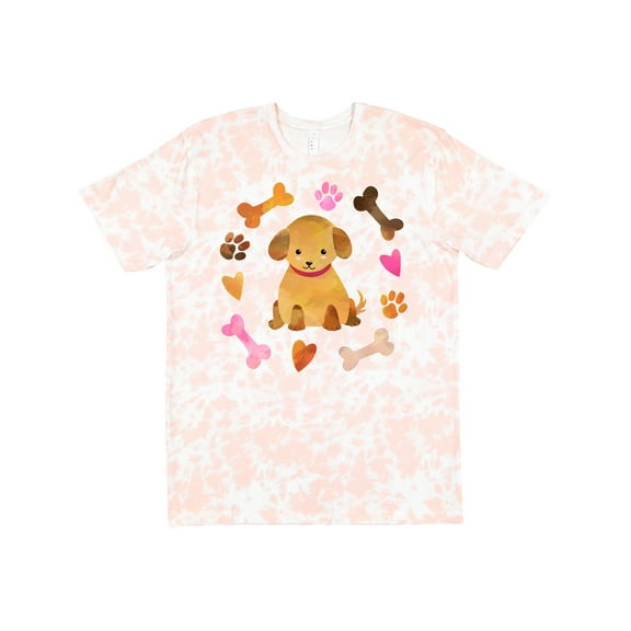 Inktastic Cute Puppy Valentine with Hearts and Bones T-Shirt