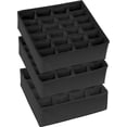 thumbnail image 5 of Organizador de cajones para calcetines, artículos sencillos para el hogar, paquete de 3, negro, 5 of 5