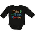 thumbnail image 3 of Inktastic Mimi and Gramps Love Me Boys or Girls Long Sleeve Baby Bodysuit, 3 of 5