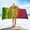A, variant on Beach Towel Clearance, Dvkptbk Microfiber Beach Towel Super Lightweight Colorful Bath Towel Sandproof Beach Blanket Multi-Purpose Towel For Travel Swimming Pool, 27.56×59.06Inch